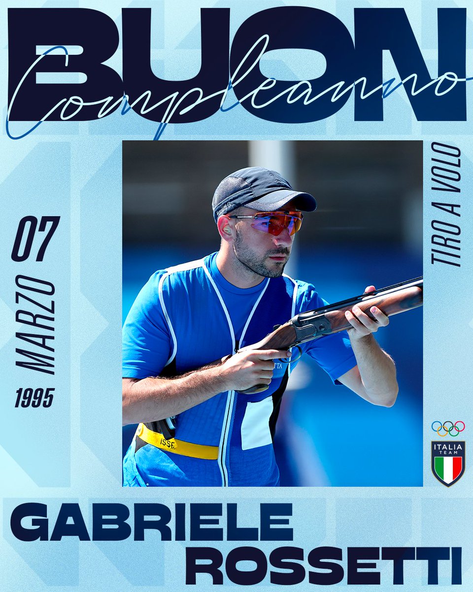 ItaliaTeam_it's tweet photo. Gabri, le candeline le spegni con la stessa velocità con cui centri i piattelli? 👀
Facciamo tantissimi auguri al nostro campione del tiro a volooooooo 🎂✨
#ItaliaTeam #HappyBday #tiroavolo https://t.co/KwLOudxMlM