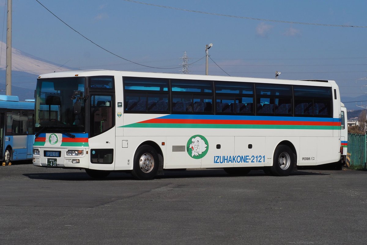 伊豆箱根バス 2121 沼津200か437 KL-RA552RBN #伊豆箱根バス