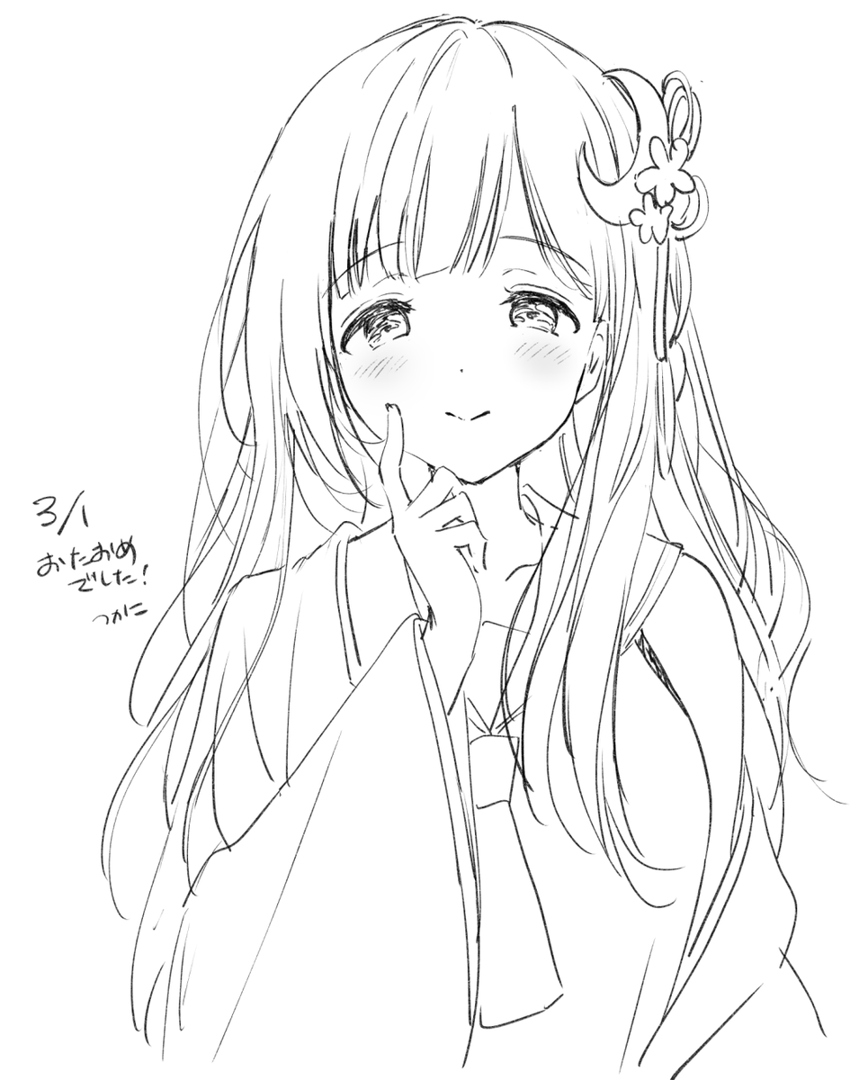 ひさびさに嵐山紫雨ちゃん描いてみました 