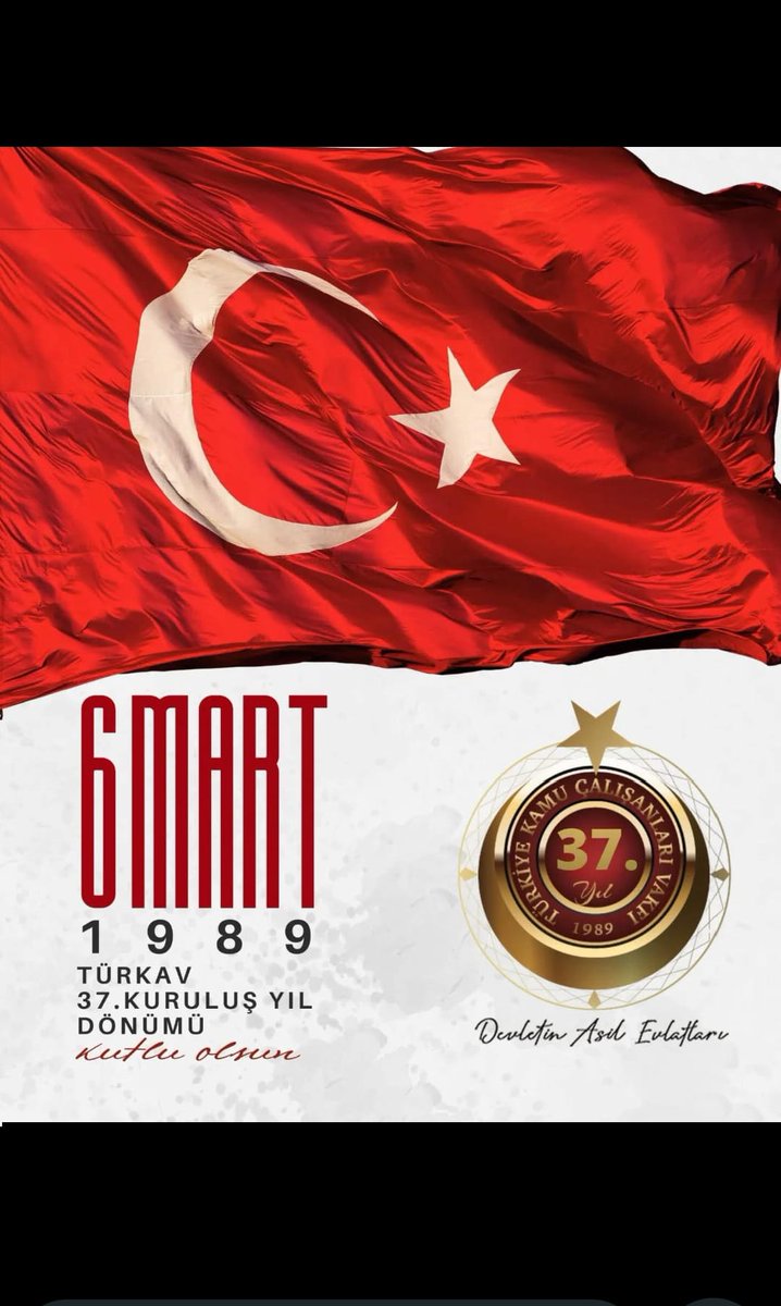 turkavelazig's tweet photo. Devletin Asil Evlatları 
6 Mart 1989 dan bugüne...

37 yıldır devletine sadakatle bağlı, milletine hizmeti şeref bilen ülkücü kamu çalışanlarının oluşturduğu büyük bir aile olarak; Türk milletinin milli ve manevi değerlerini yaşatmak, devletimizin gücüne güç katmak ve toplumumuza https://t.co/4A0ixIvmWw