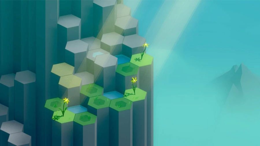 Geekzzine's tweet image. Spring Falls, el rompecabezas minimalista que convierte el agua en la clave para hacer florecer la montaña geekzzine.com/spring-falls-e…