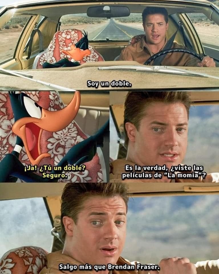 Es por estas cosas que amamos a #BrendanFraser 😂📷❤