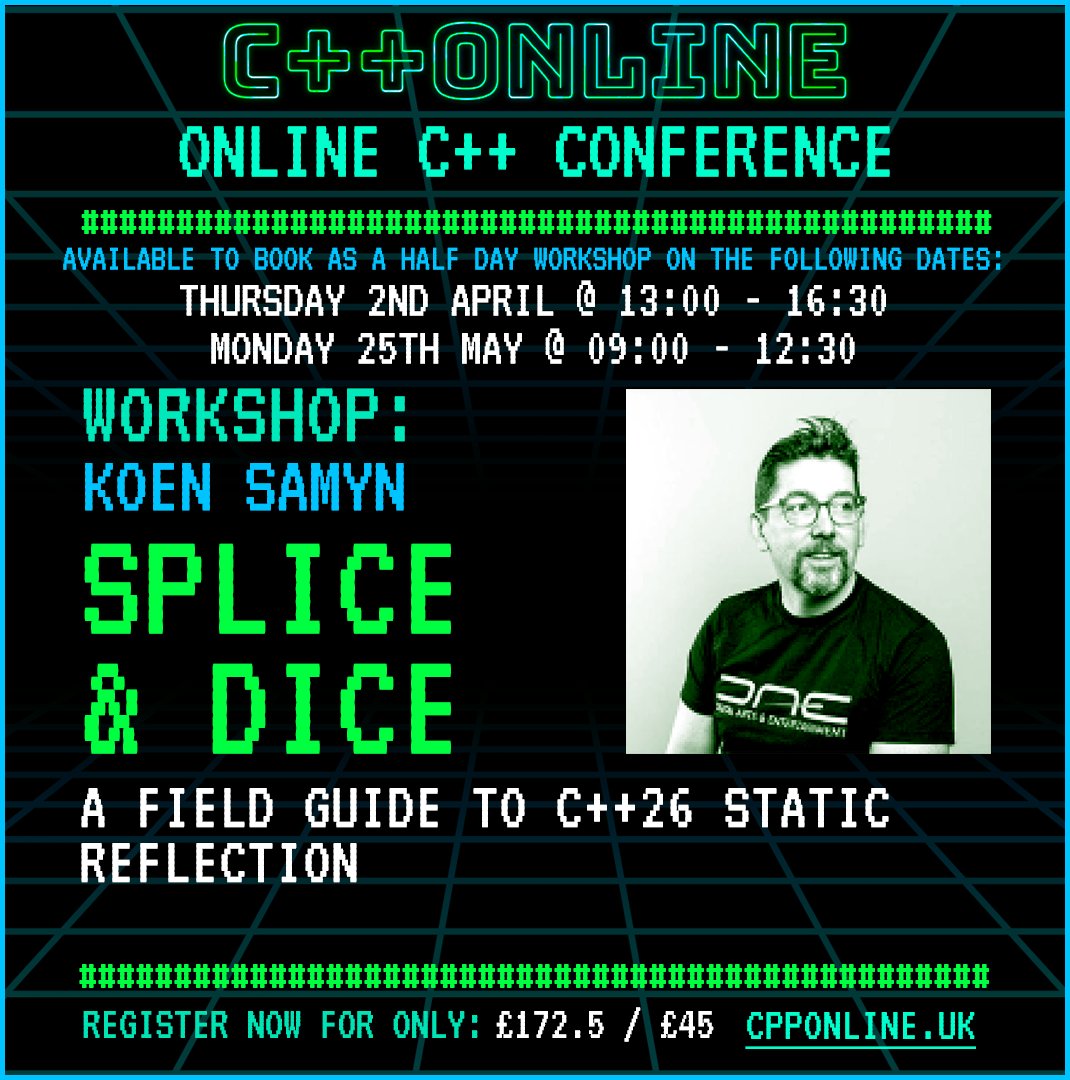 CppOnline tweet media