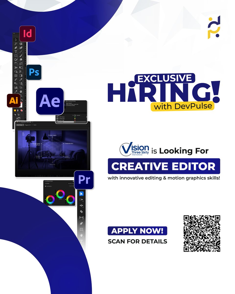 DevPulseInfo's tweet photo. Vision Three Sixty International is looking for a Creative Editor to join their team in Kathmandu and craft visuals that actually mean something.

Deadline: March 24, 2026

#DevPulse #VisionThreeSixty #CreativeEditor #JobsInNepal #VideoEditing #CreativeJobs #KathmanduJobs https://t.co/Dmu8tc7h78