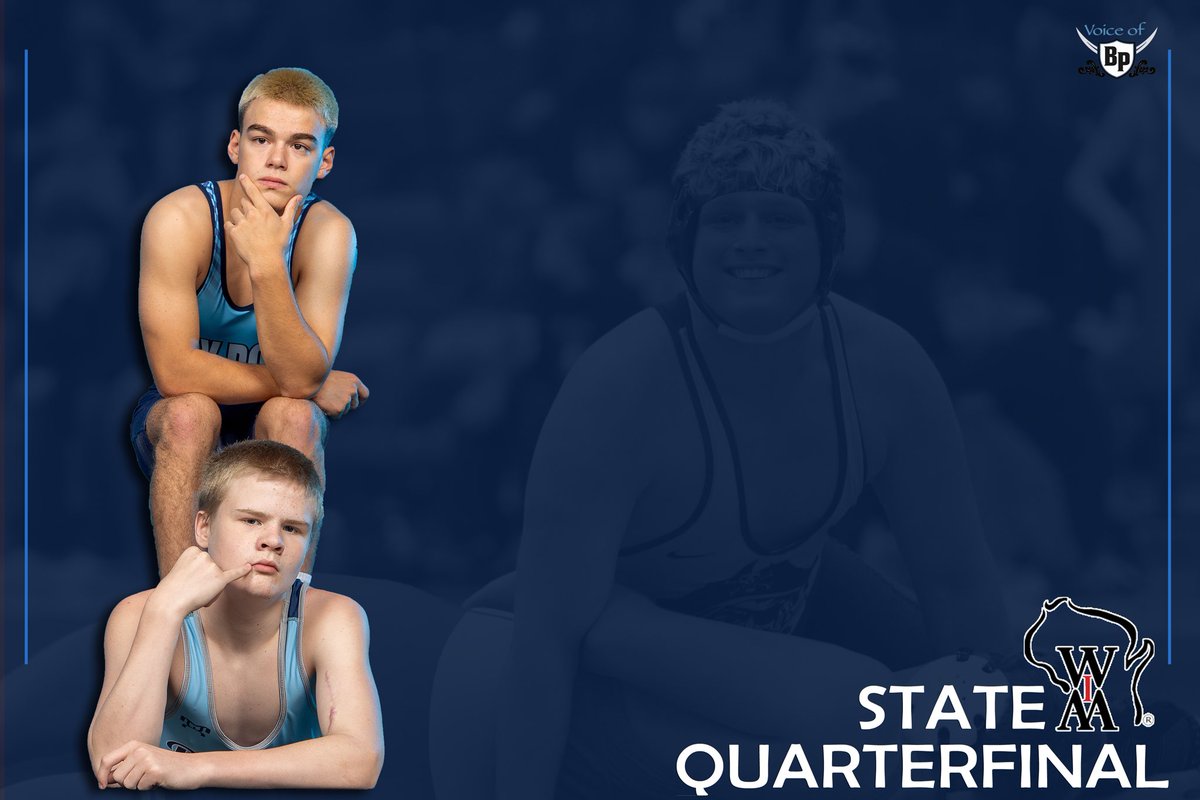 VoiceofBP's tweet photo. ππππ πππππ. πππβπ ππ!
βοΈ @BP_Wrestling
π¦ @SlingerWrestle
π€ΌββοΈ @wiaawi Team State Quarterfinals
πLa Crosse Center
π’ 7:30 First Match
ποΈ @SuamicoElem & @BDLeClaire
π₯οΈhttps://t.co/L3tgIEEIG6
#wiwrestle https://t.co/rtwGBcTfsu