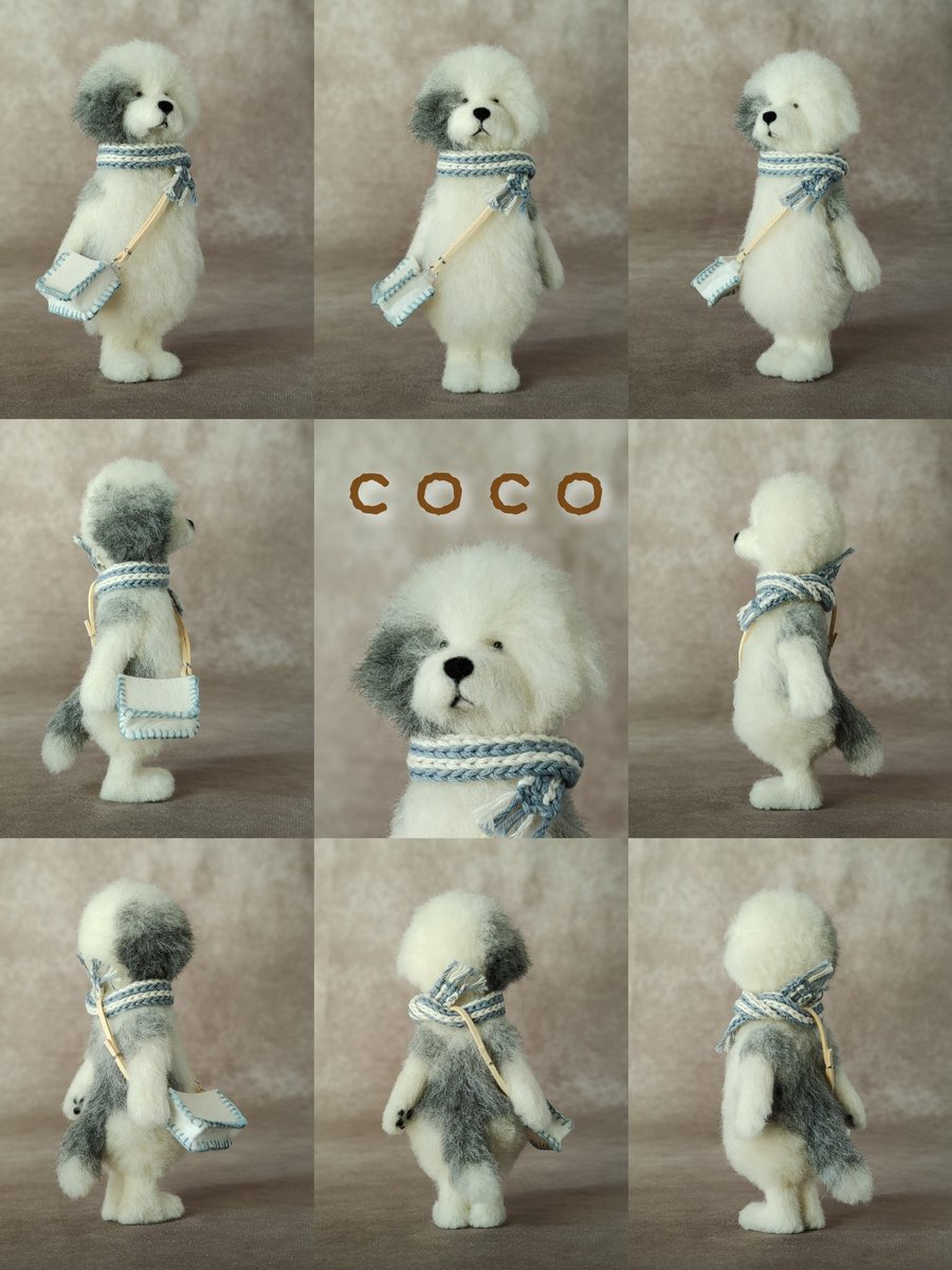 cocofelt's tweet photo. この子のおうちを探したいと思います。

『ショルダーバックを下げたオールド．イングリッシュ．シープドッグさん』
身長は約15.5cm

3月8日(日)21:00頃よりメルカリにてお待ちしております。(⁠ ⁠ꈍ⁠ᴗ⁠ꈍ⁠)

#羊毛フェルト
#メルカリ https://t.co/tYRDOjJicS