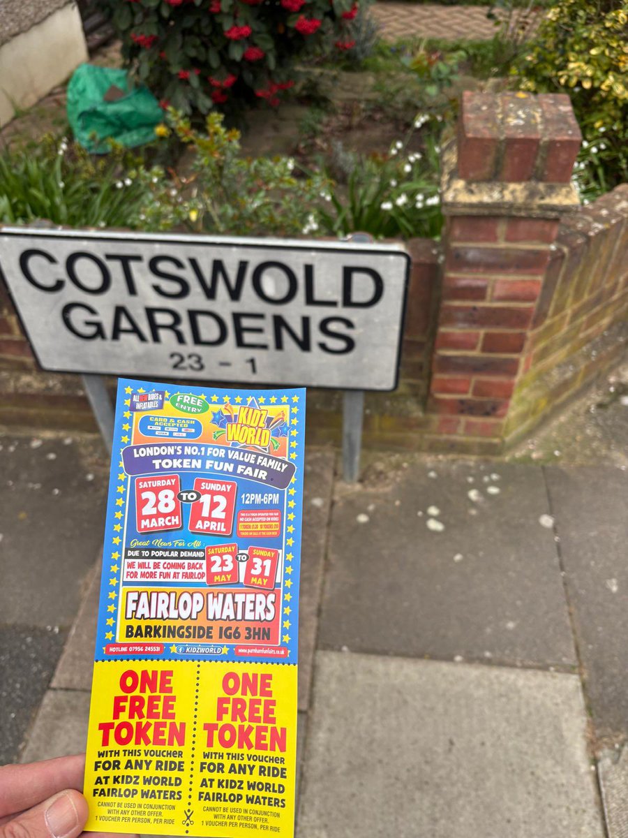 Leaflet_Flyer's tweet photo. 📢 Today we are distributing flyers in Newbury Park (IG2)! 🚀  

The advertising agency Black White Leaflets proudly announces that we are conducting "door-to-door" flyer distribution for our new client: Kidz World Fun Fair!  

📞 Contact us:  
📱 Mobile: +44 (0) 7739 556 456 https://t.co/9aavZuqyYc