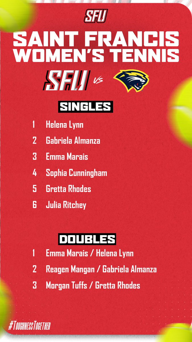 Saint Francis Tennis tweet media