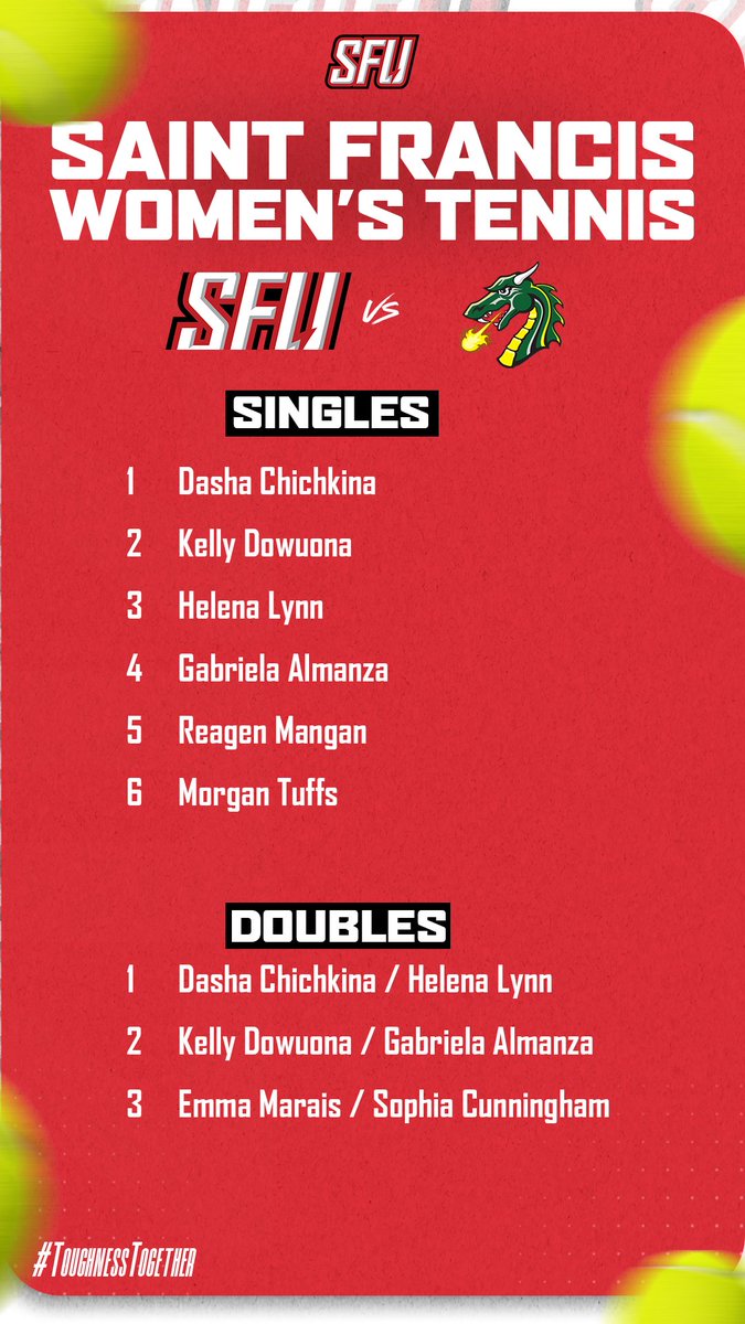 Saint Francis Tennis tweet media