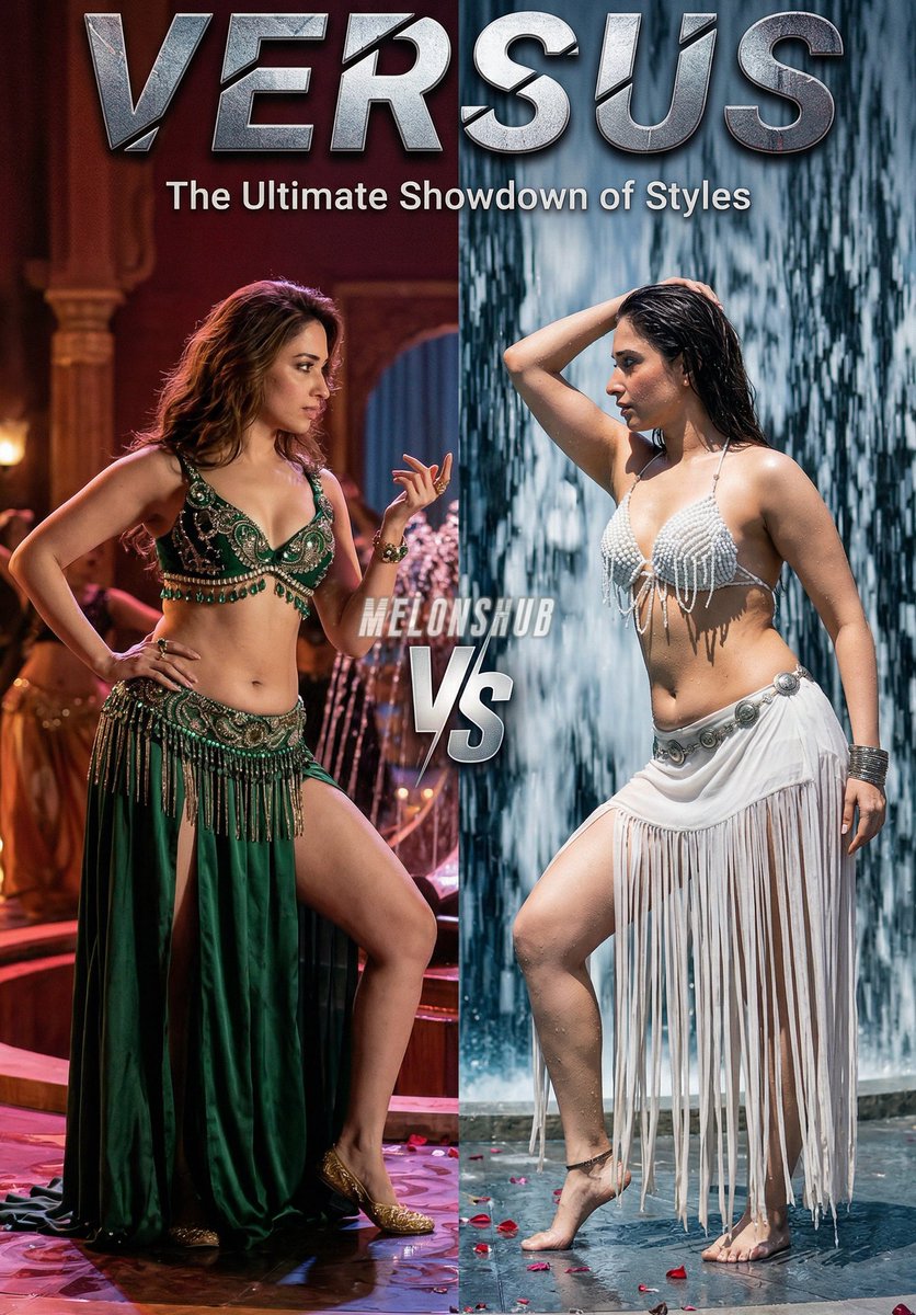 melonshub's tweet photo. Choose your favorite 🤩 
#AajKiRaat vs #Ghafoor

#Tamannaah #TamannaahBhatia https://t.co/GK524Wwxz9