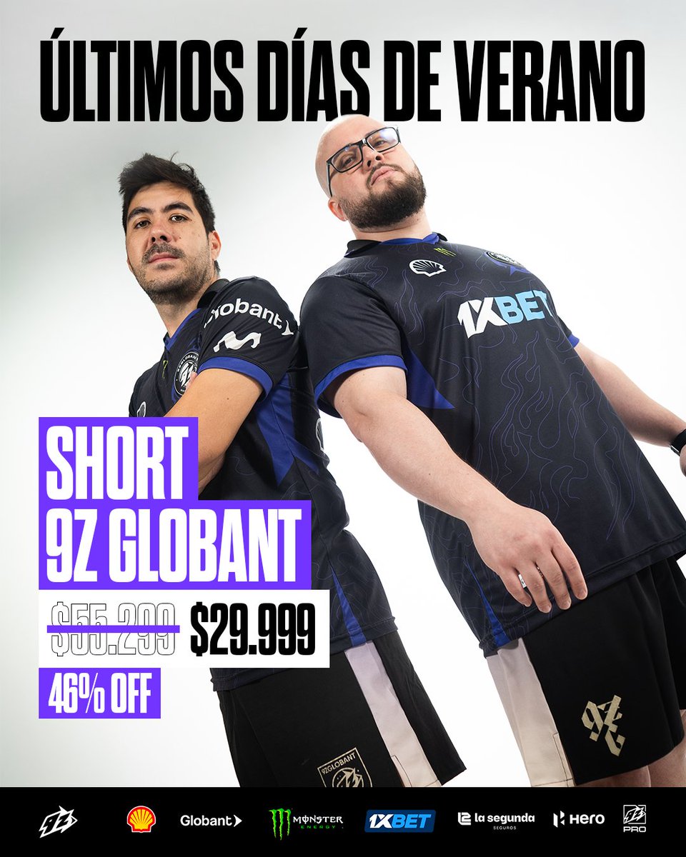 9zTeam's tweet photo. SALE DE FIN DE VERANO

Aprovechá los últimos días de calor con 46% OFF en nuestro short y cerrá el verano como corresponde.
🛒https://t.co/r2Lw4zUyJp https://t.co/YoVxcxxlRU