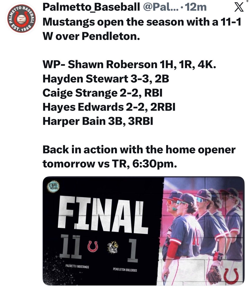 Hayes Edwards 2027 tweet media