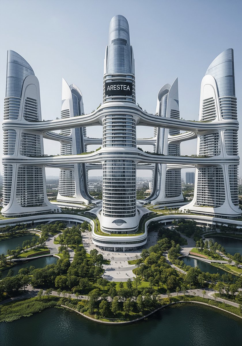 AresteaStudio's tweet photo. Orbital Nimbus - Arestea
From Architectural Object to Polycentric Urban Morphology 

#futuristicarchitecture #verticalurbanism #architecturalmodel #futurebuildings #ecopolis #arcology #greenroof #skyscraper #futurecity #megastructure #hightecharchitecture #housing https://t.co/riIRNV7nEo