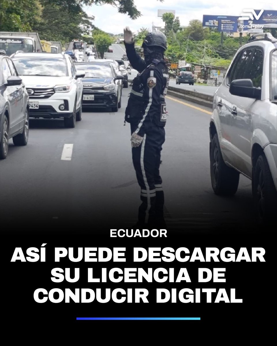 EcuavisaInforma's tweet photo. 🔴 ⚠️ Los conductores de Ecuador pueden descargar la licencia digital desde su celular. Aquí el paso a paso para hacerlo. ▶️ https://t.co/Gd1endCOiZ https://t.co/3xjztwI1Hl