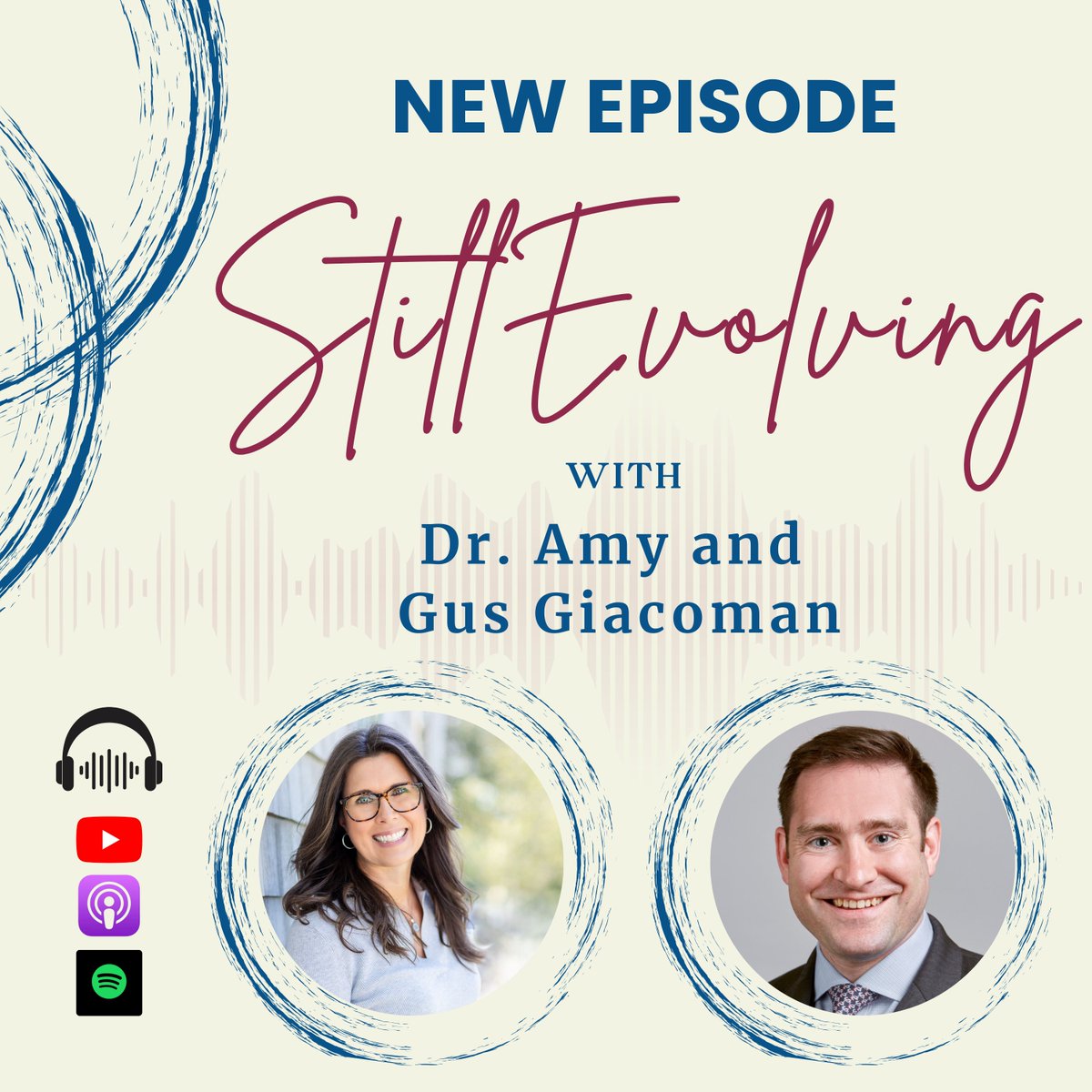 AmyAthey's tweet photo. New episode 🎙️
Former U.S. Army officer and strategist Gus Giacoman joins me to discuss staying calm in chaos, purpose, and leading through uncertainty.
🎧 Apple, Spotify, YouTube
 #StillEvolving https://t.co/N5gmO4z1XM