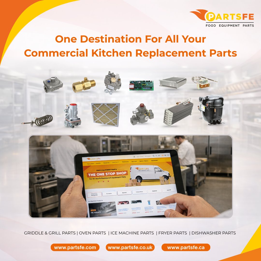PartsFe's tweet image. Get all your commercial kitchen parts in one place.
PartsFe offers a massive inventory for ovens, ice machines, and more, with quick-ship options across the USA, UK, and Canada.

postly.click/oaC

#PartsFe #KitchenRepair #CommercialKitchenEquipmentParts #OvenParts