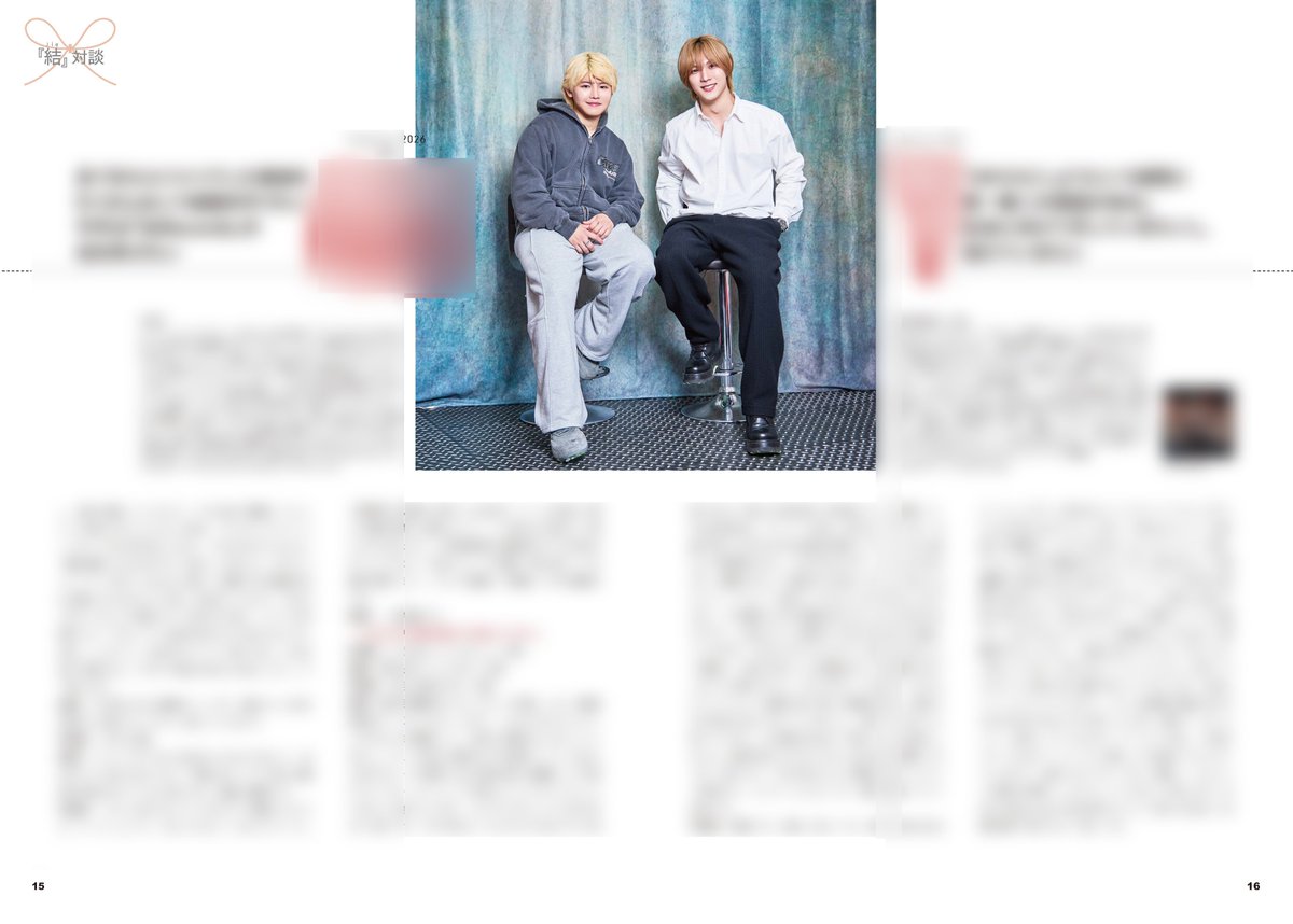 JierMag's tweet image. 【📕#Jier 特別増刊号 Winter 2026】

👬結対談 掲載　#GEN (#OHL)

2026.03.06(fri.)
OHL FIRST ALBUM『FR1ENDS』
💽Released today!!
おめでとうございます🎊

年末の12月17日、Zepp Shinjukuでのワンマンライブ『OHL ONEMAN LIVE 2026 “KAKERA” in Zepp Shinjuku』を発表しているOHL。