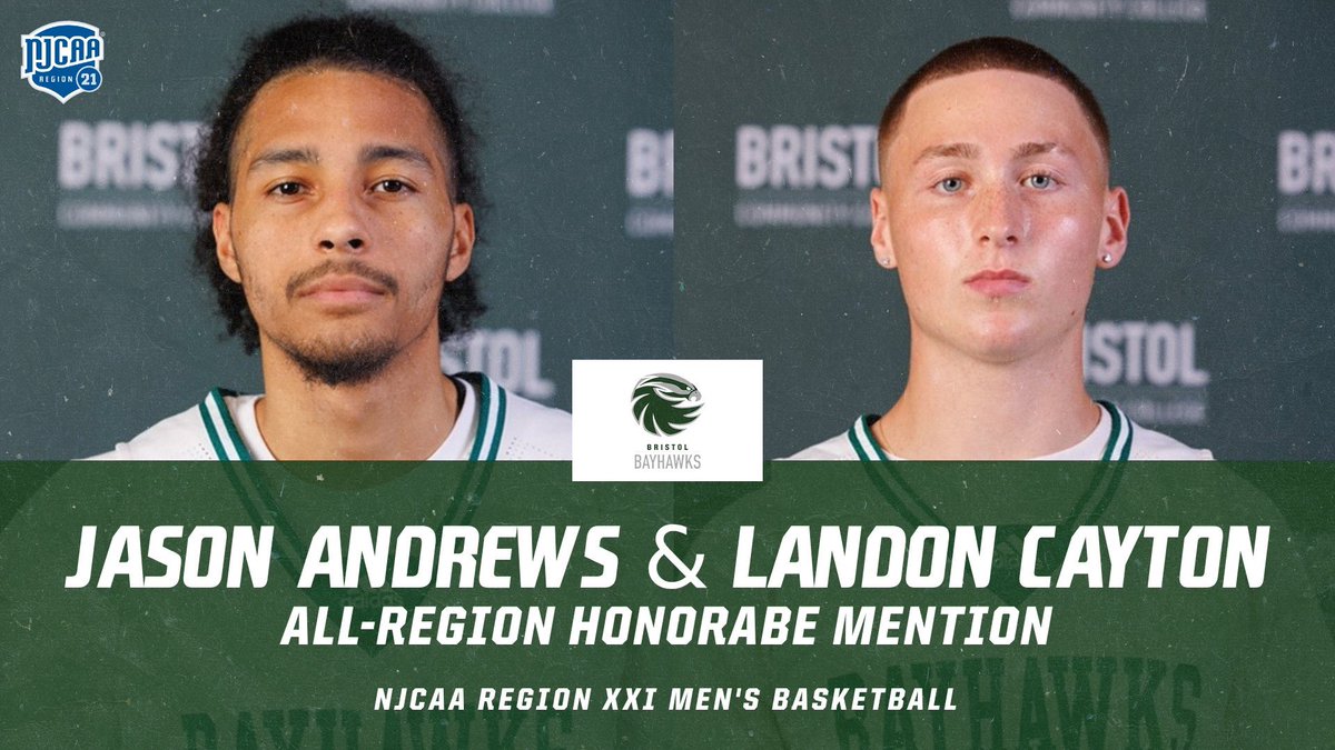 BristolBayhawks's tweet photo. NJCAA All-Region XXI: Men's Basketball

@NJCAA @BristolCC #GoBayhawks https://t.co/UvBkMkLPtt