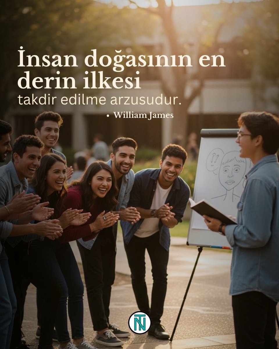 drnevzattarhan's tweet photo. Takdir edilmek; insanın motivasyonunu artıran, ilişkileri güçlendiren ve gelişimi destekleyen güçlü bir psikolojik ihtiyaçtır ancak onay bağımlılığına dönüşmemelidir.
#Takdir #Motivasyon #Psikoloji #İnsanDoğası #WilliamJames https://t.co/cRbnf1p45h