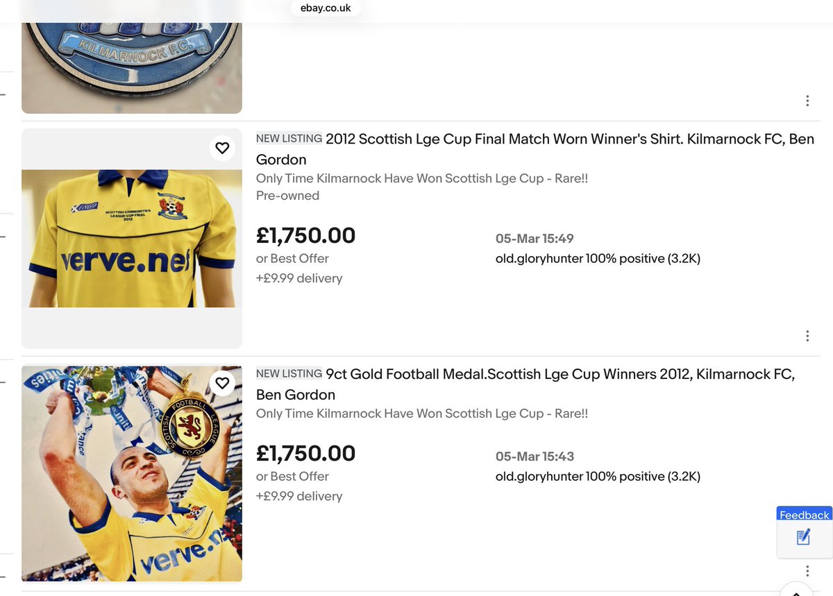 Kilmarnock Matchworn Shirts tweet media