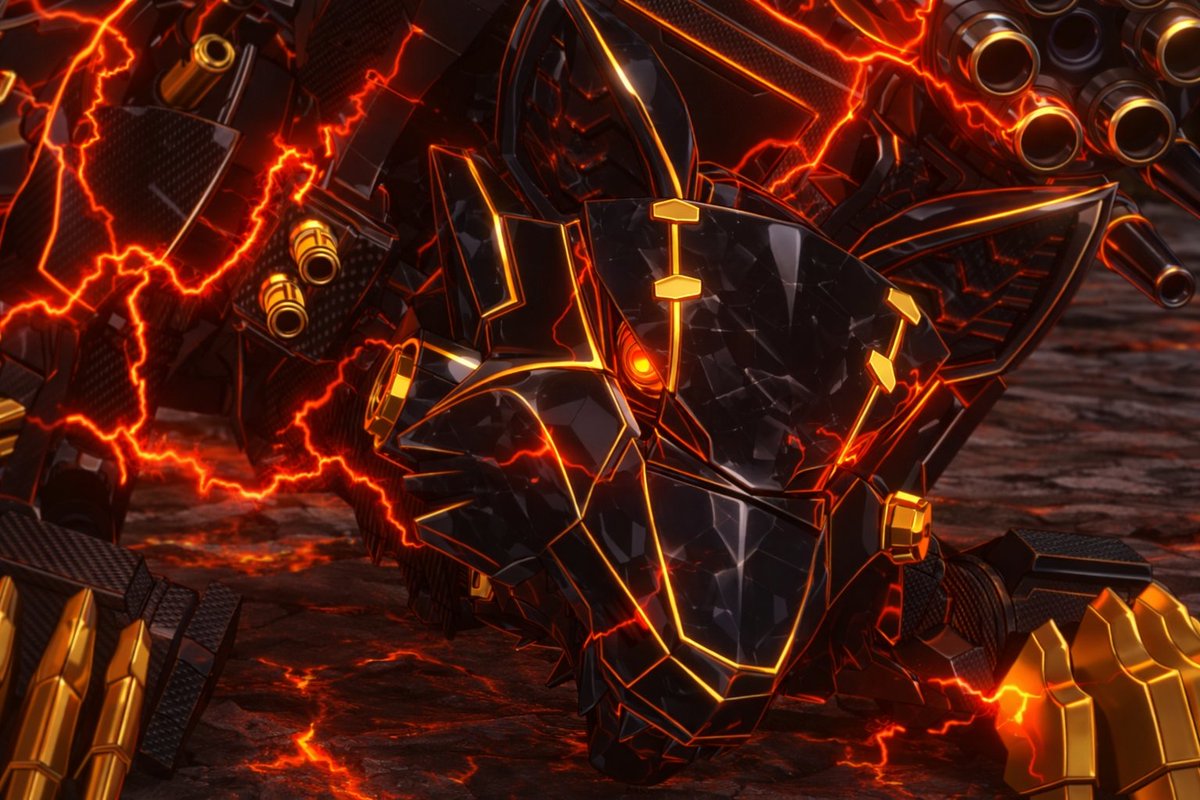 Blackshade_'s tweet photo. Let's switch it up with another zoid!
March/6/2026 - Gatling Fox!
โ ๏ธ Used AI to alter colors โ ๏ธ
#Zoids #ZoidsWildZero #AIart https://t.co/xdLgbDWDU3