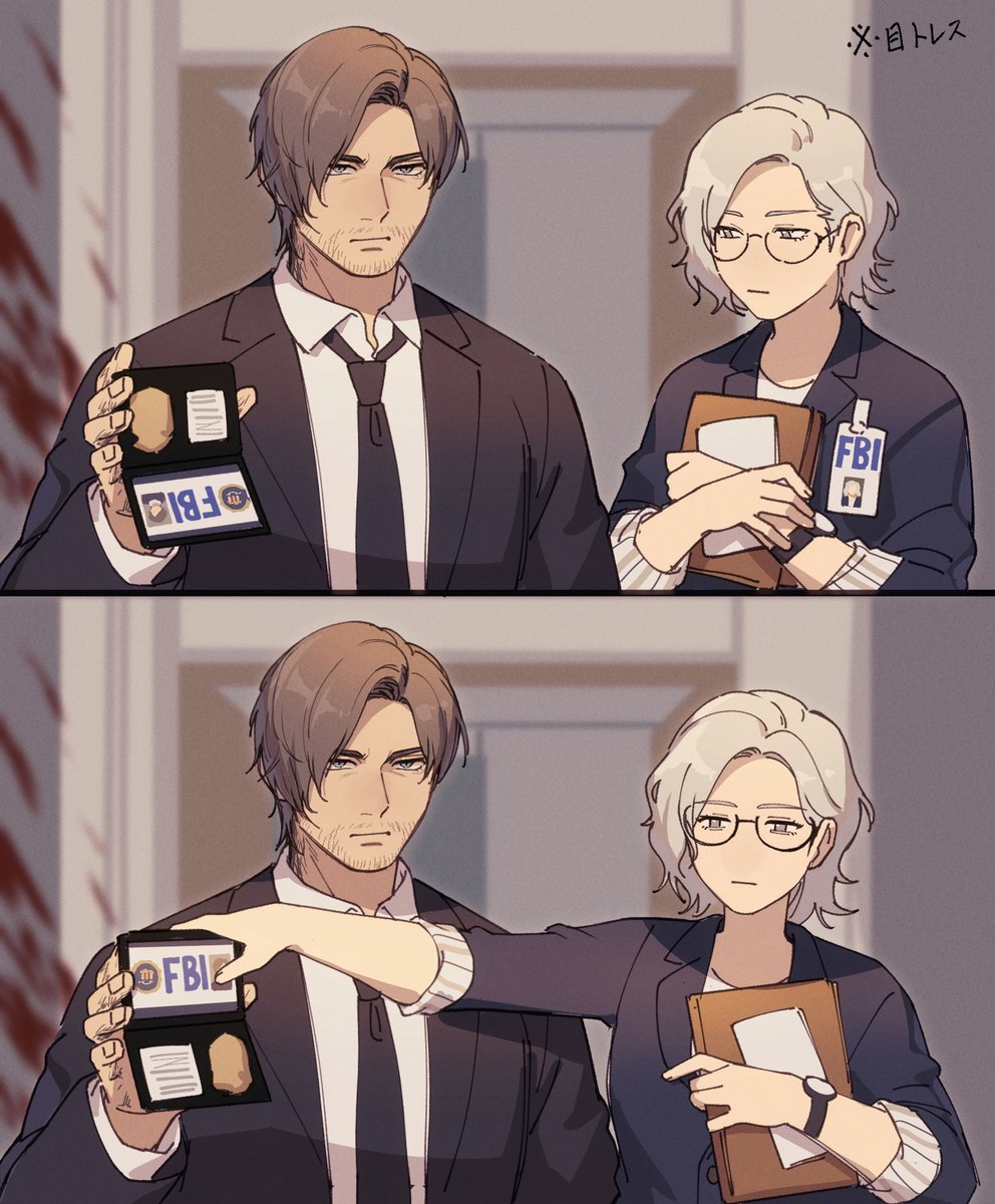 RE9のスーツレオンかっこいいんだけど、着せられてる感がすごくて偽の捜査官みたいだなって