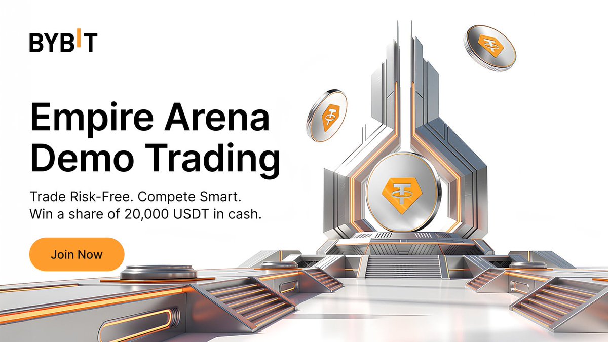 🚨 20,000 USDT TRADING COMPETITION

Trade risk-free on a demo account and compete for a share of the prize pool.

✔ No real capital at risk
✔ Real USDT prizes
✔ Hosted with <a href="/Bybit_Official/">Bybit</a> 

Enter here 👇
link.empirecryptotrading.com/3MrBXyp

T&amp;Cs apply.

#CryptoTrading #Bitcoin