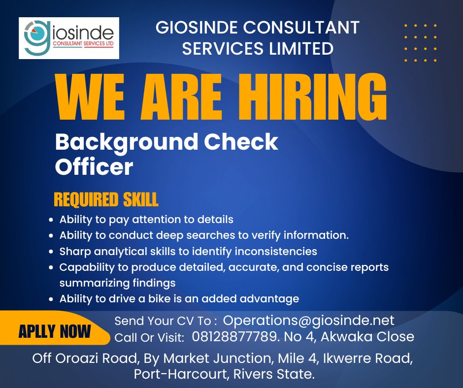 Giosinde Consulting Limited Services tweet media