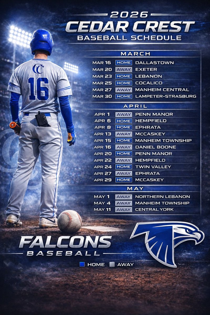 Cedar Crest Baseball tweet media