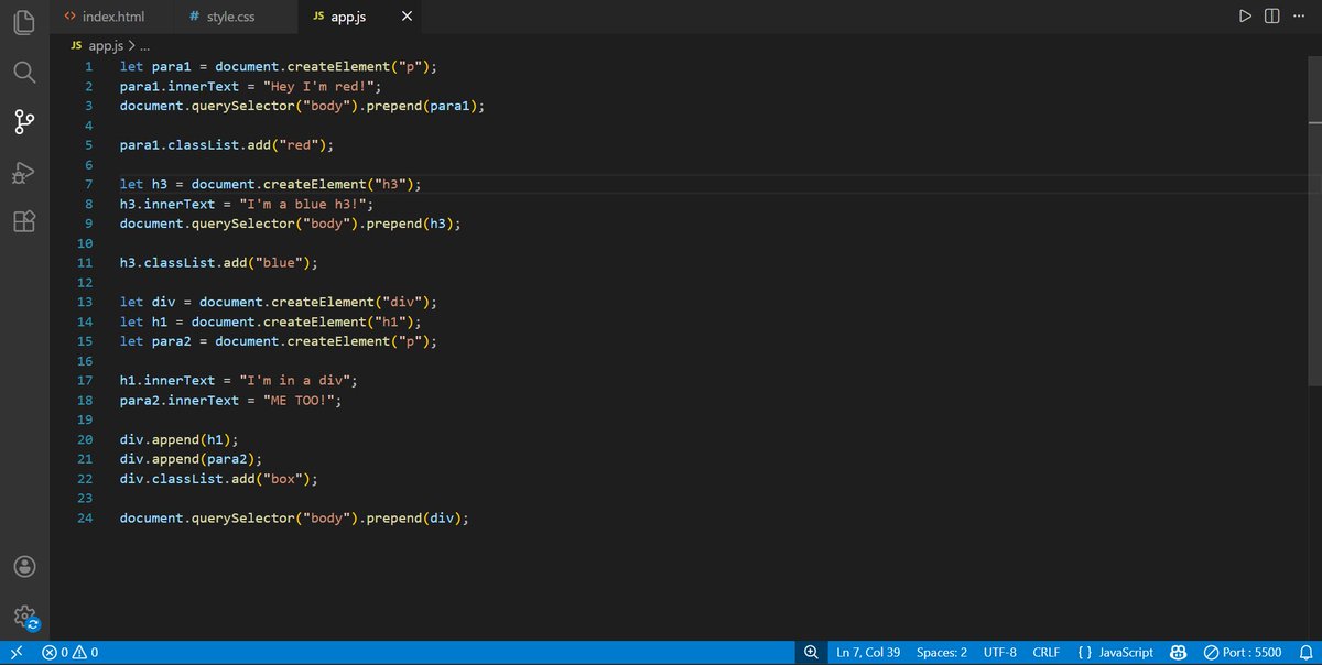 _harshbairwa_'s tweet photo. Day 38 of my #LearnInPublic journey
Learned how JavaScript manipulates the DOM β updating content, attributes, styles, using classList, navigating elements, and dynamically adding/removing elements.
#WebDevlopment #JavaScript @ApnacollegeX
@ShradhaKhapra_ #100DaysOfCode https://t.co/goZncz8Zoy
