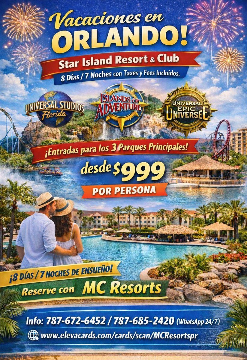 MC Resorts / MC Viajes Todo Incluido (@mcresortspr) on Twitter photo 