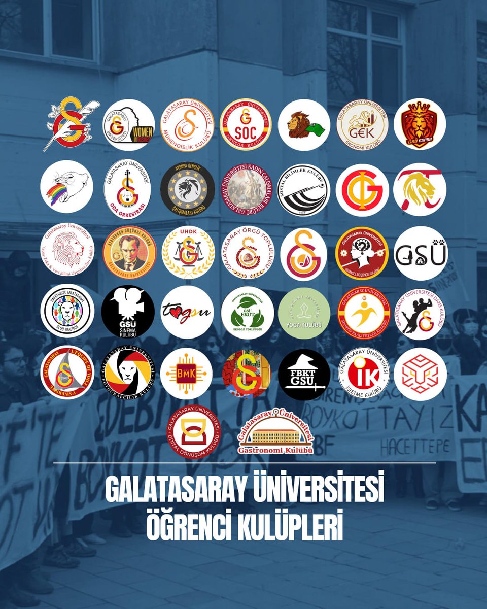GsuSobik's tweet photo. Galatasaray Üniversitesi Öğrenci Kulüpleri olarak bildirimizdir. https://t.co/pF7VArNTbu