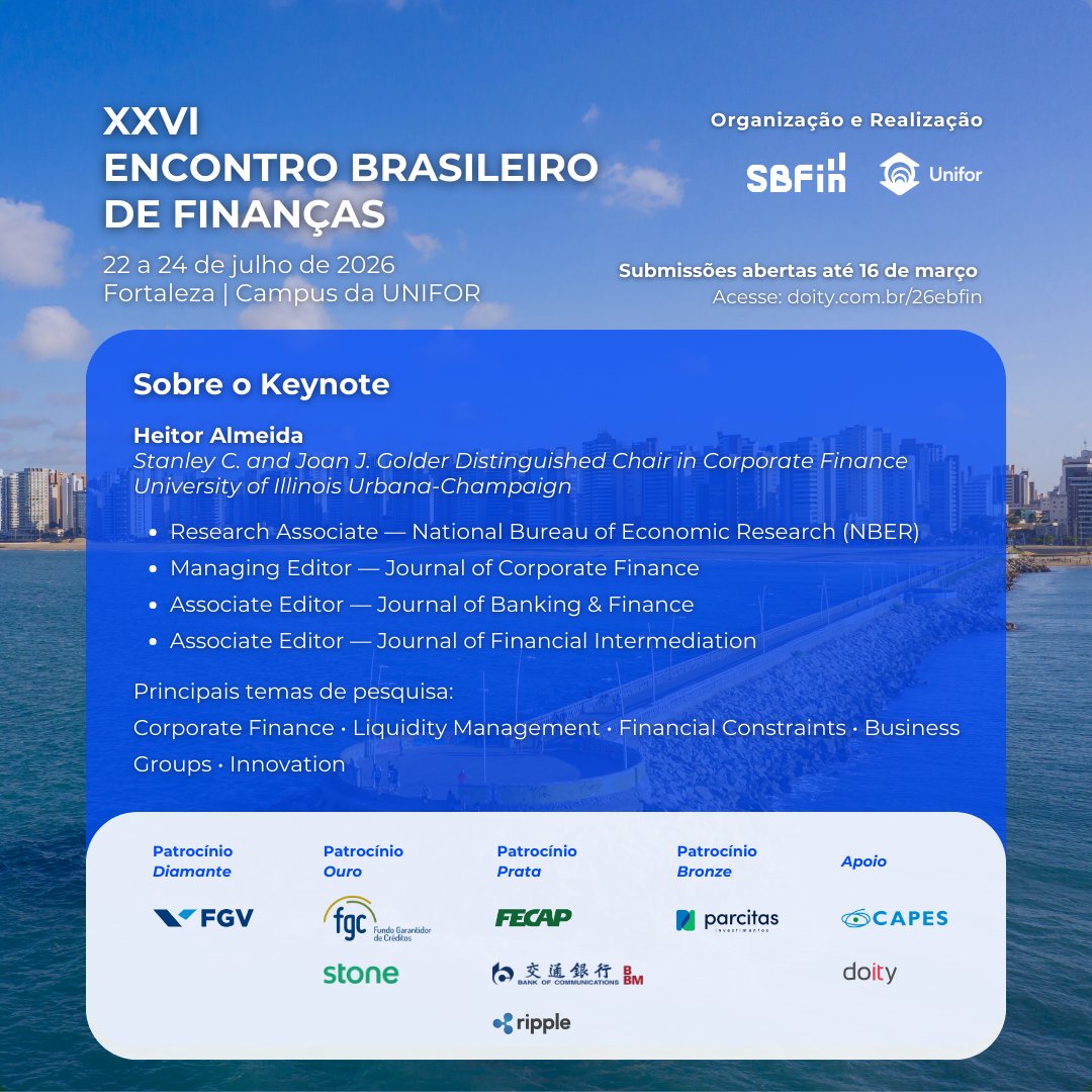 Sociedade Brasileira de Finanças (SBFin) tweet media