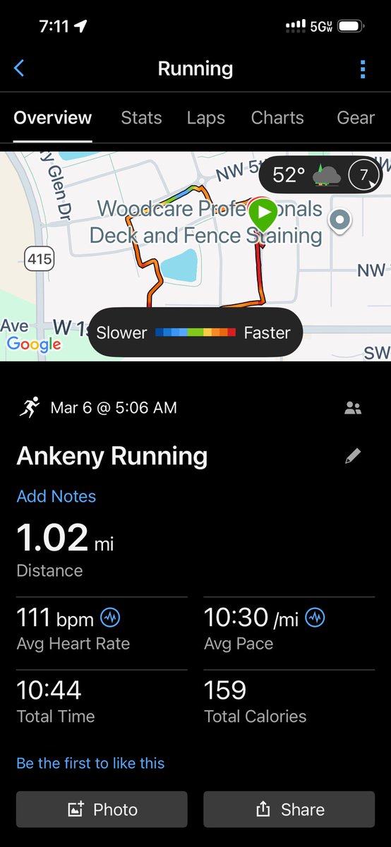 bigmattpaulsen's tweet photo. Hello Friday! Bring on the rain! Had some thunder this morning! A welcomed sound!! Road trip for some hockey this weekend! Up and at em early. 1 mile run done! May run more later?🤔goodday!
#jkm #inspire #bella #thisis61 
#brooksshoes https://t.co/CDOQQNC1Pu