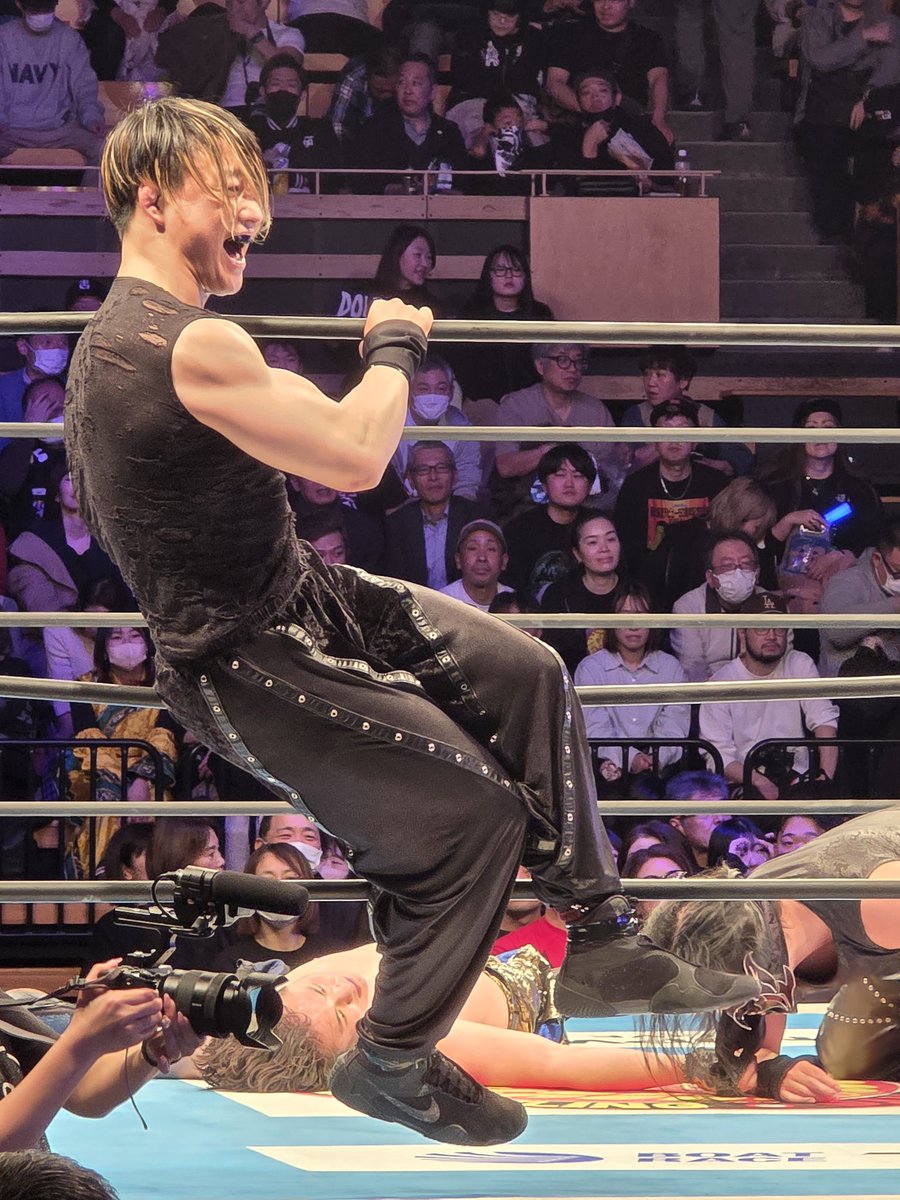 2026.03.06
『旗揚げ記念日』
大田区総合体育館

足プラプラSHOくんかわいかった🤭
  #SHO 選手
#njpw54th