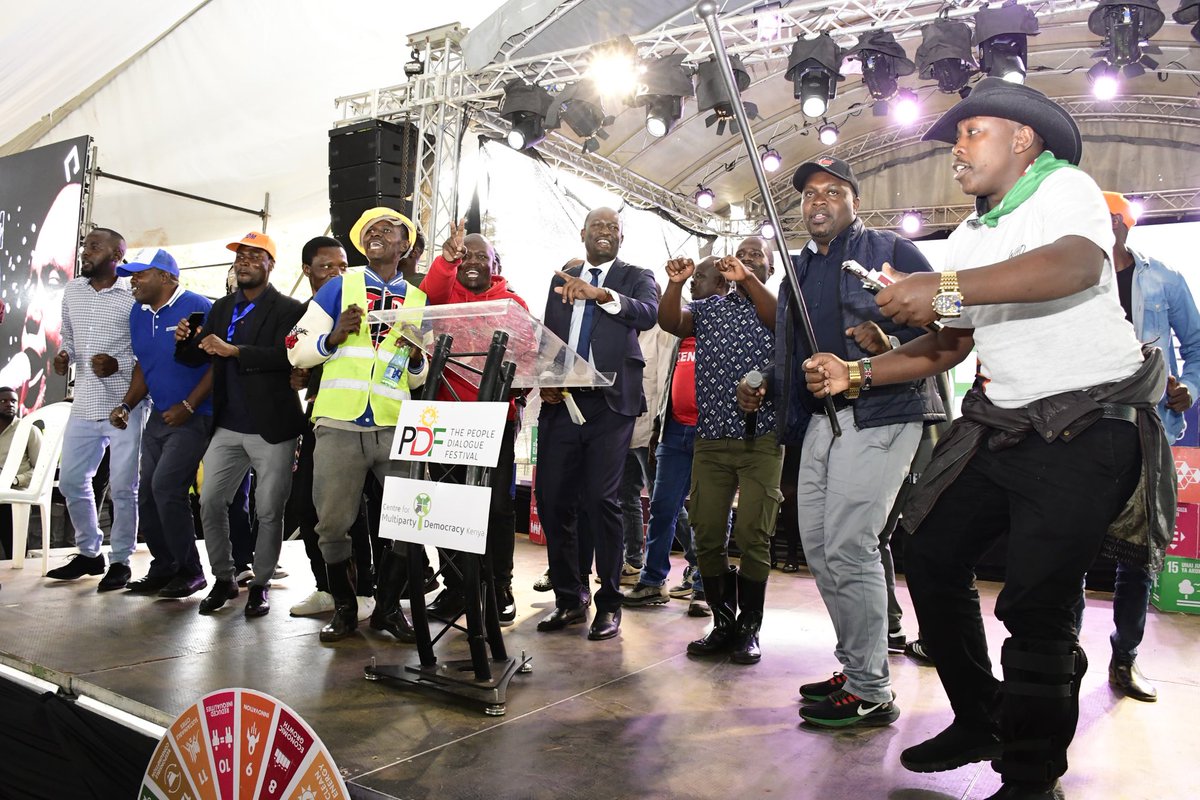 edwinsifuna's tweet photo. Bwana the energy at the 2026 PDF Festival pale Uhuru Park is amazing. I was also happy that ⁦@IEBCKenya⁩ set up hapo and have registered more than 300 new voters in the last 3 days. https://t.co/vPpmr2XDxv