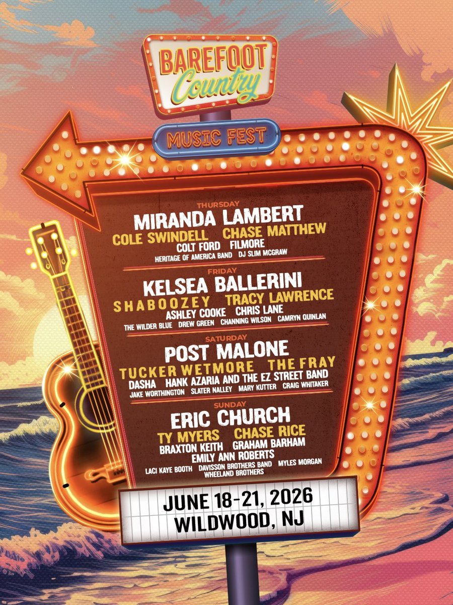 countrysayingss's tweet photo. Who are you looking forward to seeing at BCMF?! #BarefootCountryMusicFest #FestivalFriday #countrymusic https://t.co/4JtsaN9XlX
