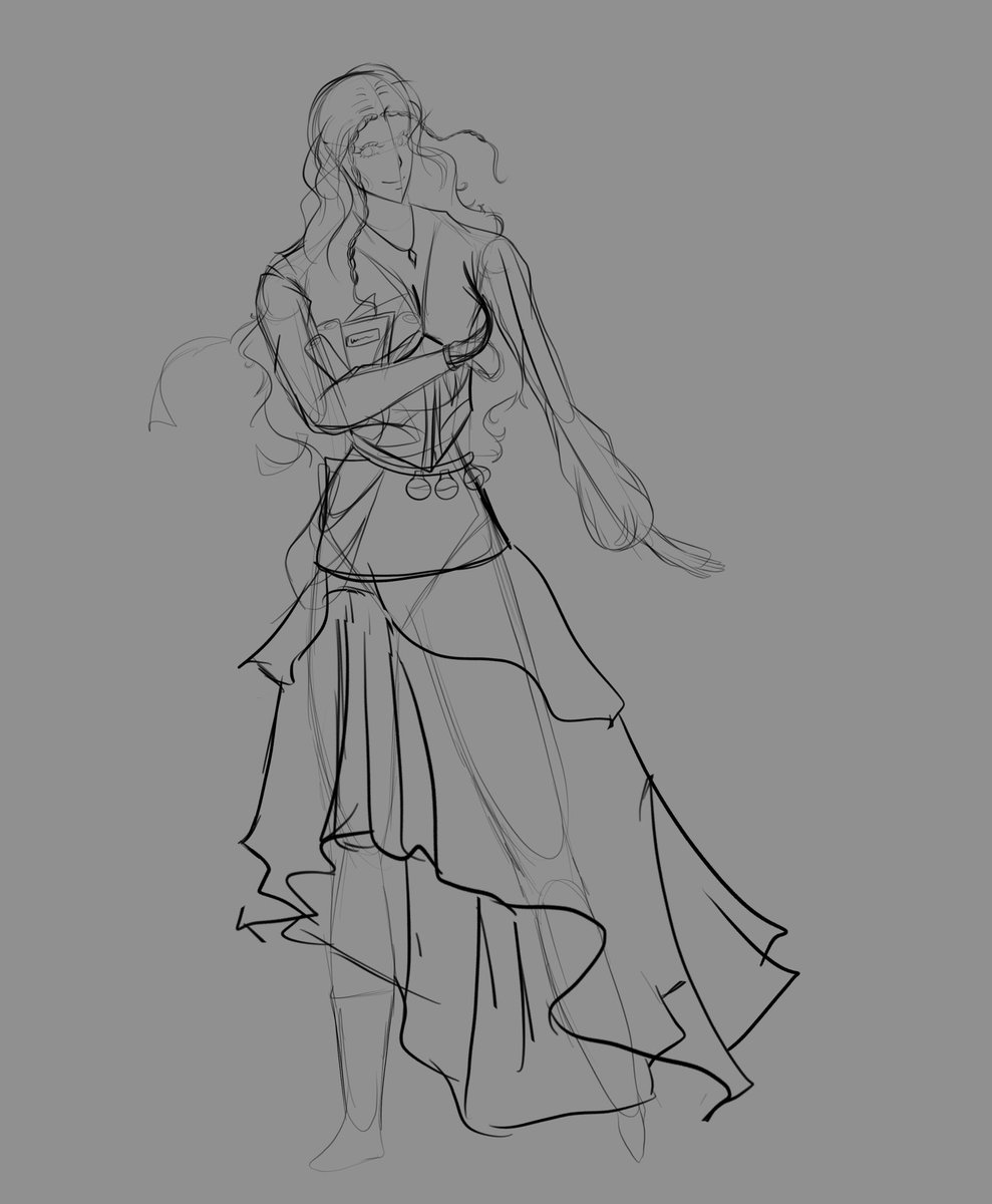 makimaart's tweet photo. Drawing my gfs dnd character rn https://t.co/lbj0PMTLBe