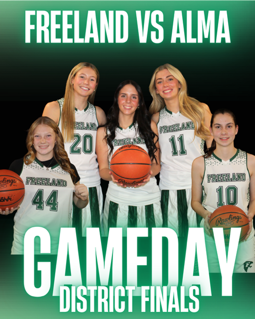 girlsFreelandbb's tweet photo. Game Day🏀District Finals!
📍Shepherd High School
🆚Alma
⏲️7:00 pm https://t.co/v9MnXItNzv