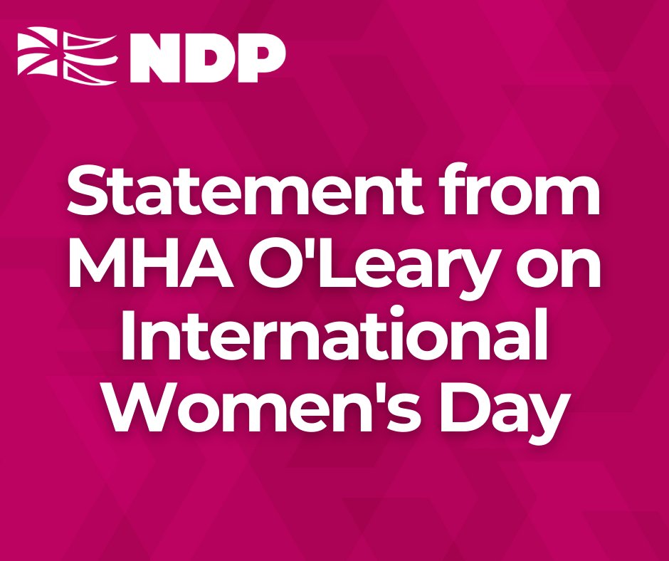 The NL NDP tweet media