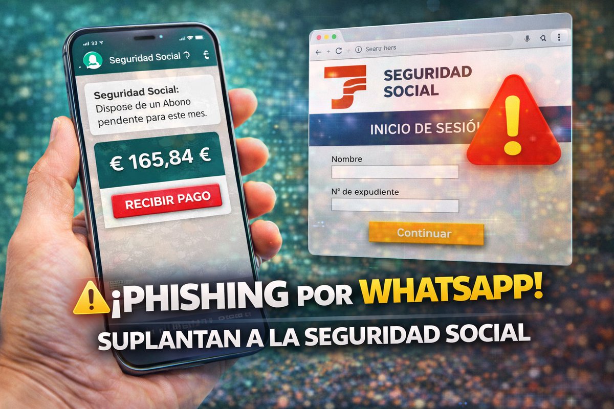 Integratics's tweet photo. Nuevo Noticiario de Ciberseguridad en https://t.co/4IdbI5VLWY. Hablamos de:

 - Explotan vulnerabilidad en PayPal durante 6 meses
 - Cuidado con este SMS de la Seguridad Social

https://t.co/ESbigprSoR https://t.co/OhEwLZfc7m