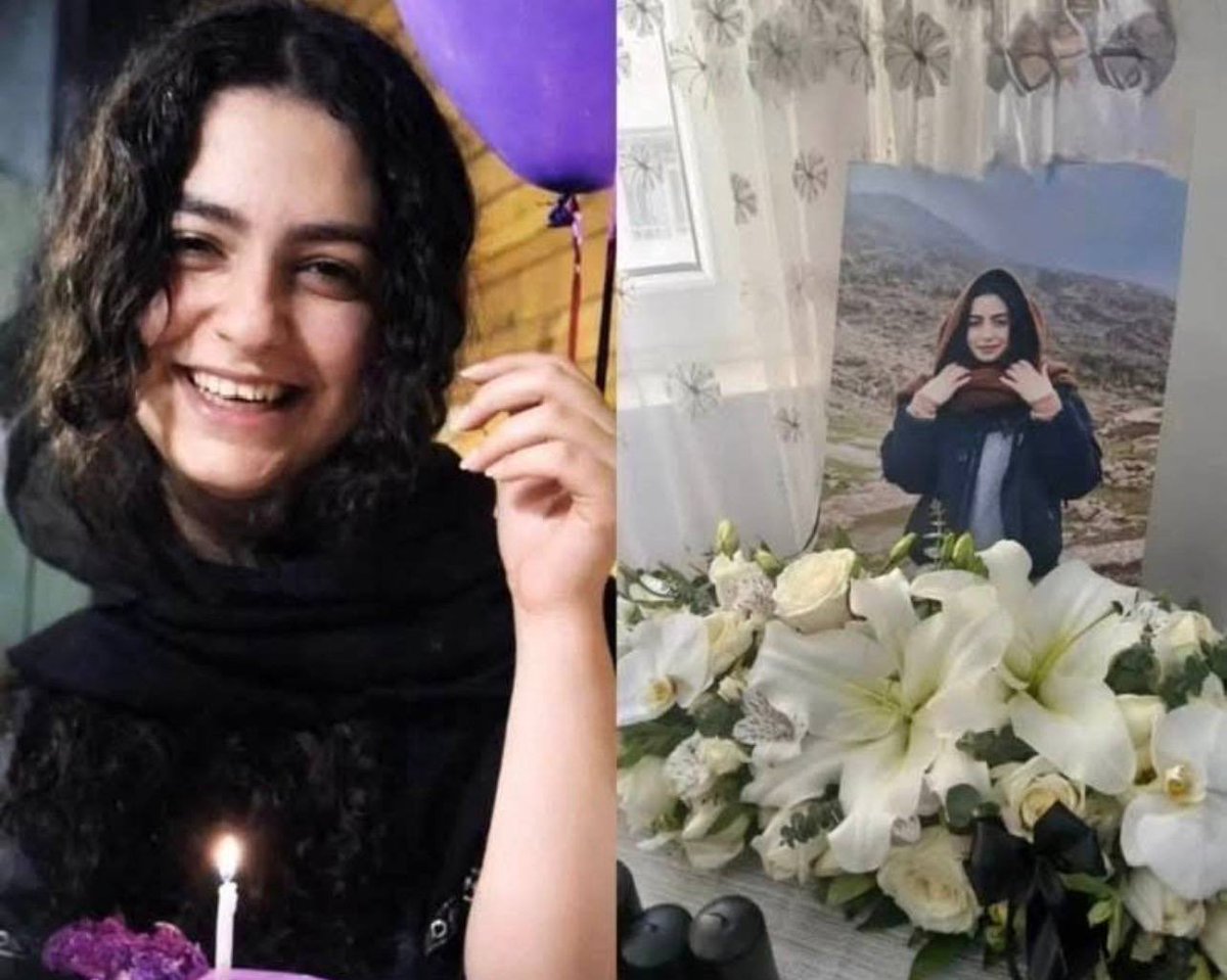 Shahinlooo's tweet photo. 🚨 BREAKING

Nehal Ahoo Ghalandari (Kosar) was shot and killed by Islamic Republic forces in Khorramabad on the night of February 28, 2026.

She was in the streets with friends, celebrating after the news of Khamenei’s death. Instead of allowing people a moment of relief, regime forces opened fire and shot her directly in the chest.

Several of her friends were reportedly arrested afterward.

Local reports also say that gunfire was heard in Kio Square in Khorramabad that same night, with civilians reportedly killed there as well.

At the same time, Iranian state television openly threatens to kill Iranian children, if their voicer aligns with the enemies of the Islamic Republic, or who shows support for anything against the regime. They said there will be a shoot-to-kill order.

In other words, the regime is threatening its own people with death for expressing relief, dissent, or hope for change.

This is the reality of the Islamic Republic.
A regime that wages war not only beyond its borders, but against its own people.

The world must see this.

@Reuters @AP @AFP @BBCWorld @CNN @SkyNews @FoxNews @guardian @Telegraph
@WhiteHouse @POTUS @SecRubio @UNHumanRights @amnesty @hrw

#IranRevolution2026 #IranMassacre #DigitalBlackoutIran #RezaPahlaviForIran #KingRezaPahlavi