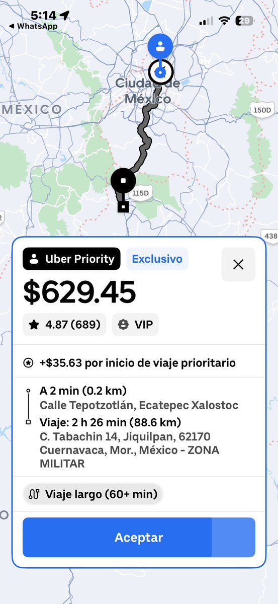 Eri98wx's tweet photo. @JorgeTrave21018 @tamagochi_jr @Uber_MEX @LauHaro Nada ves ve este viaje 😅 y de ahí todavía descuéntale impuestos y tu caseta de regreso 🤷🏾‍���️ https://t.co/hq5PloXtuo