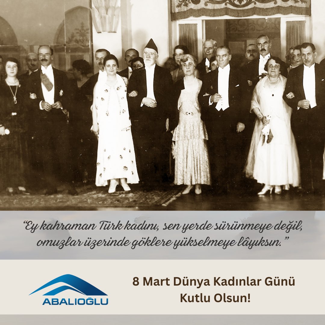 abaliogluhldg's tweet photo. Toplumun gelişmesinde, değerlerimizin yaşatılmasında ve geleceğin inşasında kadınların emeği, bilgeliği ve katkısı büyük bir önem taşımaktadır. Üreten, yetiştiren, ilham veren tüm kadınların 8 Mart Dünya Kadınlar Günü’nü kutluyoruz. https://t.co/5KarInbnIy