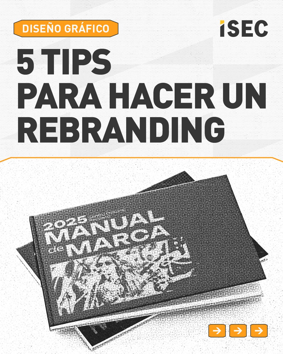 ISEC_Edu's tweet image. Una marca fuerte se adapta, evoluciona y sigue contando su historia.

Un proyecto donde se combinan concepto, diseño y mirada contemporánea para repensar cómo se comunica una marca cultural hoy.

#ISEC #DiseñoGráfico #Rebranding #CentroCulturalRecoleta #educación
