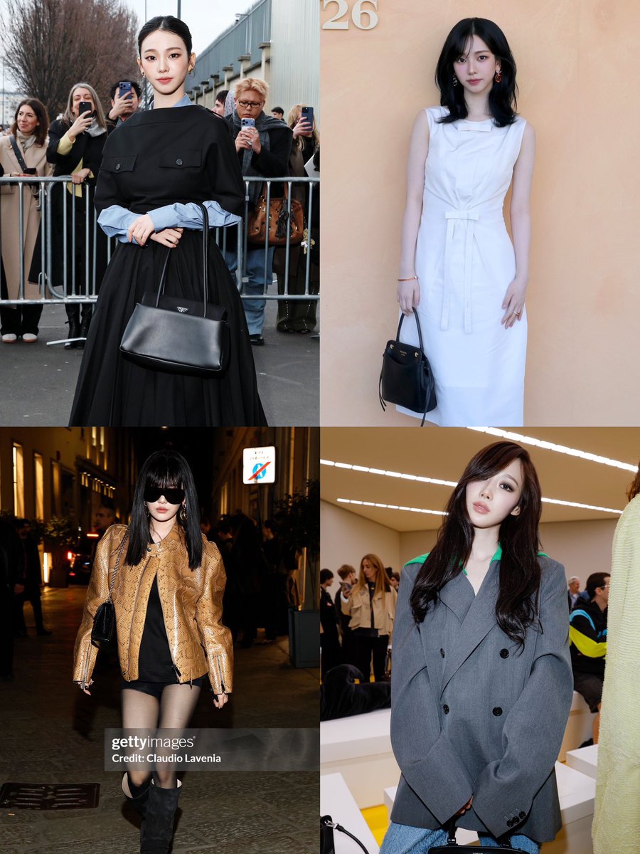 ปีนี้เอสป้าไปแฟชั่นวีคสามคน 3แบรนด์ prada gucci loewe พี่น่าสองรอบ ความเริดคือลุคต่างกันหมดเลยแต่คนละสไตล์เอกลักษณ์ชัดเจนเสียดายน้องหนาวน่าจะได้แบรนด์ใหม่ๆ ที่ส่งให้ไปมิลานหรือปารีสกะเขาบ้าง