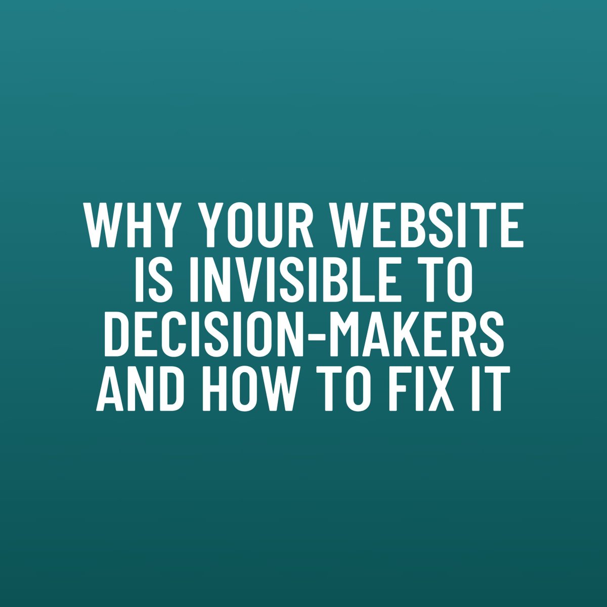 ThinkPodAgency's tweet photo. A website can look professional and still fail to support executive decisions.
When value, proof, and process are not clear, sales cycles slow and marketing has to justify work manually.
https://t.co/in9rLosSPM
#ThinkPod #DigitalStrategy https://t.co/mz4Sd9oZLG