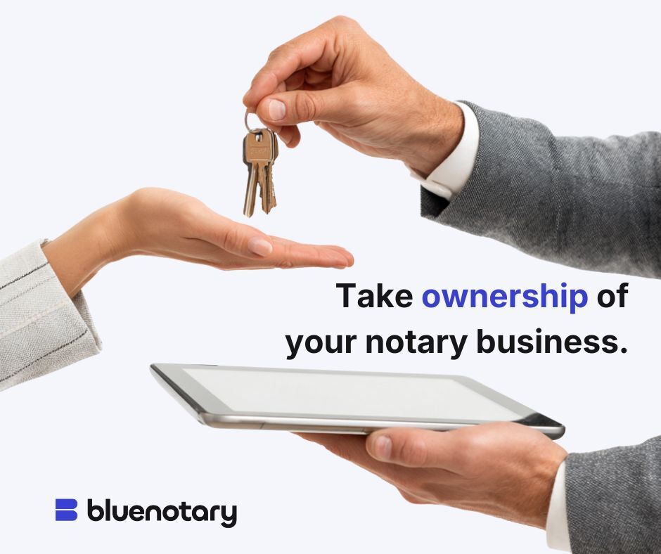 BlueNotary tweet media