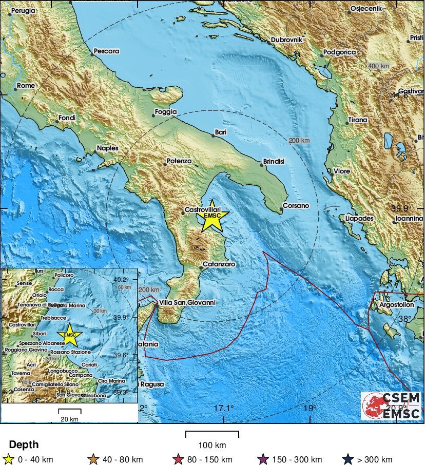 LastQuake's tweet photo. 🔔#Earthquake (#terremoto) M3.9 occurred 22 km NE of #Rossano (#Italy) 12 min ago (local time 14:21:59). More info at:
📱https://t.co/QMSpuj6Z2H
🌐https://t.co/oyT8gAlkMv
🖥https://t.co/IOqt5Gow9B https://t.co/7B4I2991mo