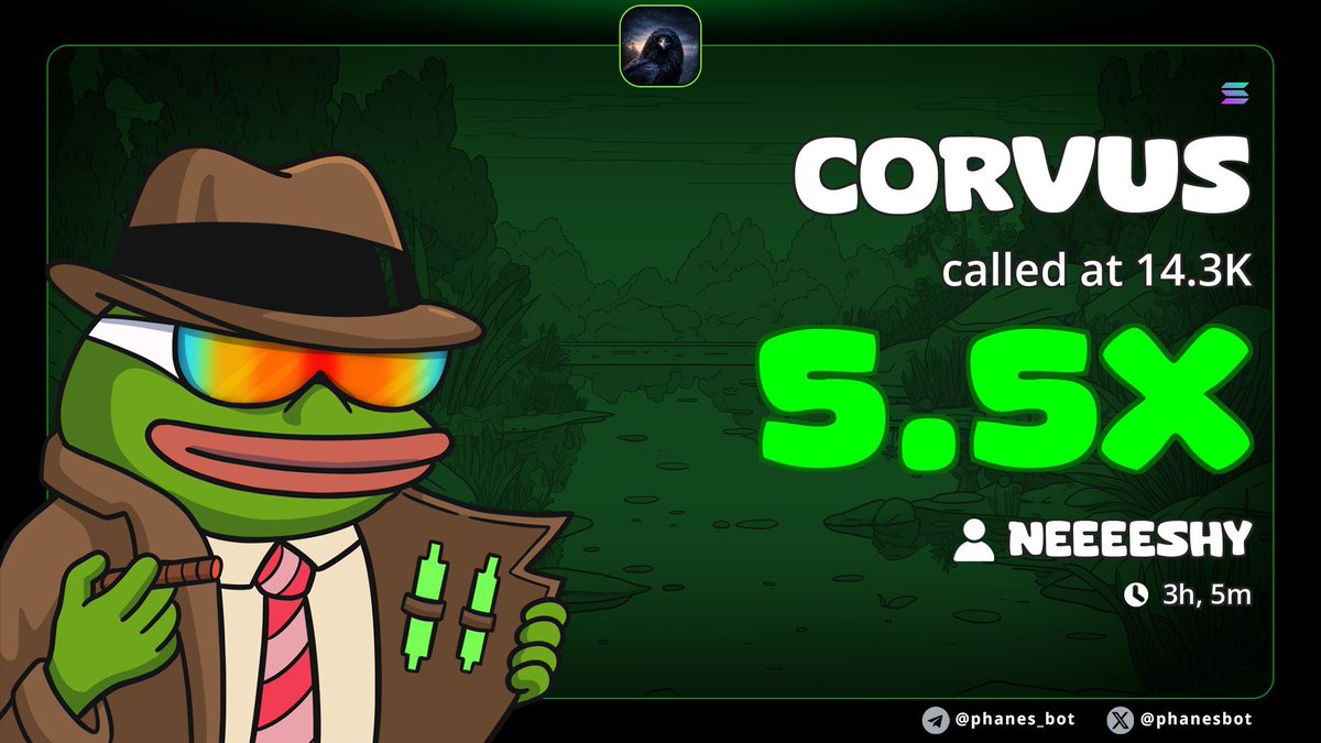 Just the beginning of something great $CORVUS